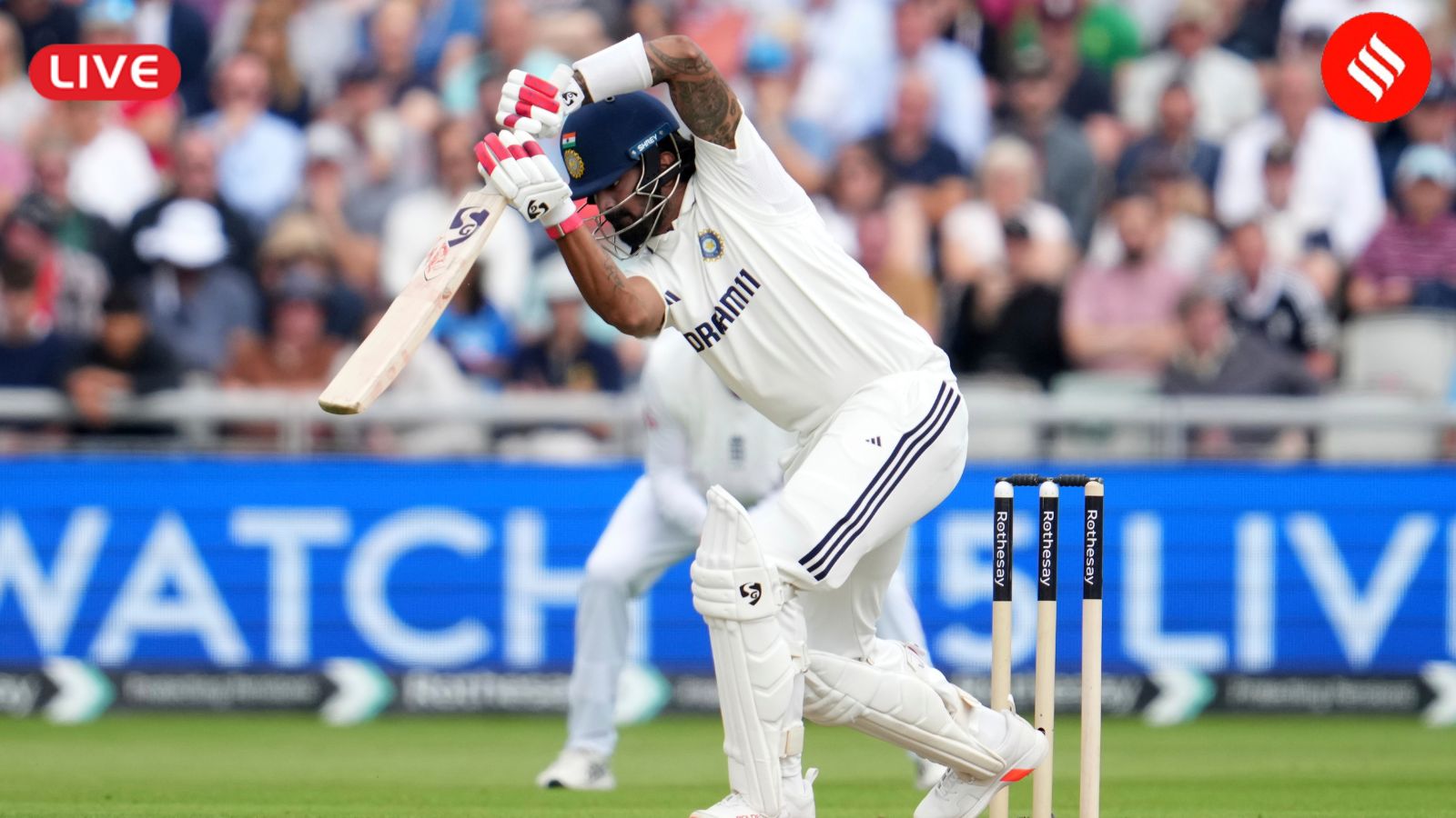 KL Rahul at Old Trafford – 출처: Indian Express