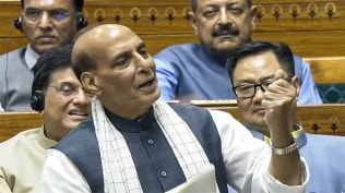 Defence Minister Rajnath Singh speaks in Lok Sabha