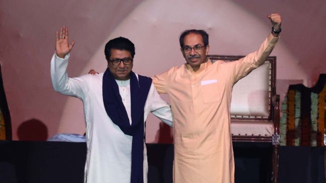 Shiv Sena (UBT) chief Uddhav Thackeray, with his brother and Maharashtra Navnirman Sena (MNS) Chief Raj Thackeray