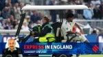 India had a foot ahead till Pant was hit flush on his right toe by England’s hero of the day Chris Woakes. (AP Photo)