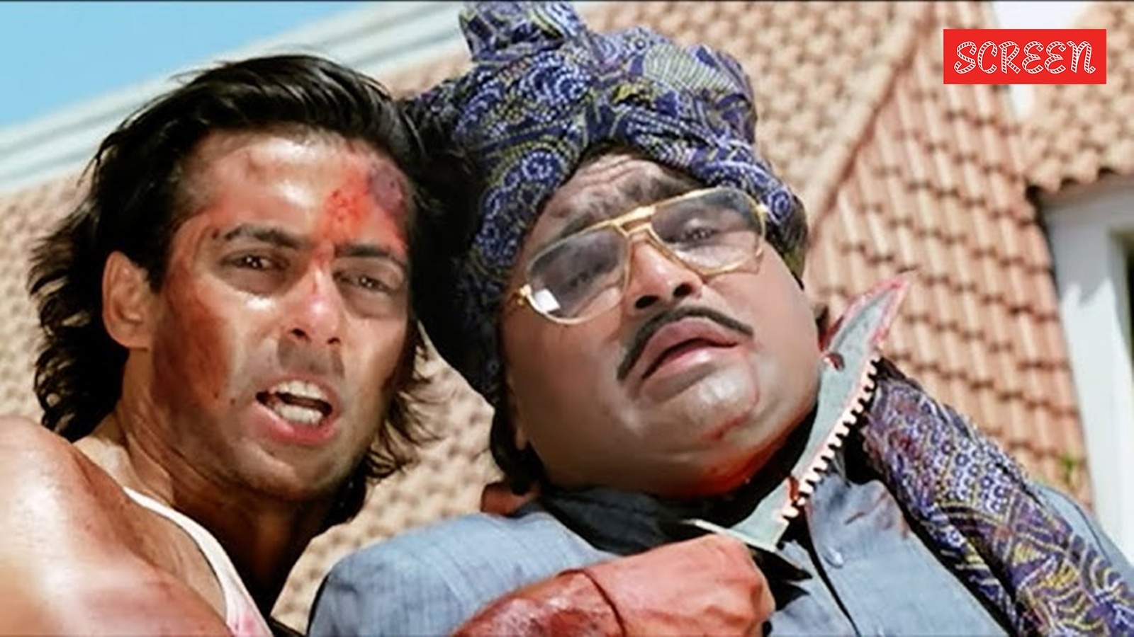 Ashok Saraf got his throat cut while shooting a scene with Salman Khan for their 1992 film Jaagruti