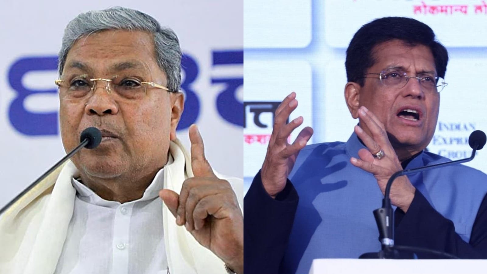 ‘Siddaramaiah must clarify': Minister Piyush Goyal slams Karnataka CM over vaccine remarks