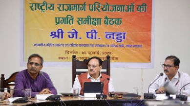 Union Minister JP Nadda at Bilaspur (Image: JP Nadda/X)