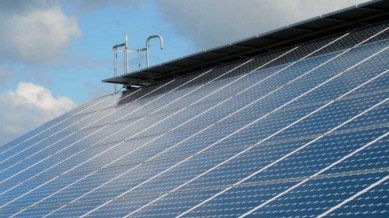 Chandigarh Administration, Chandigarh Renewable Energy and Science and Technology Promotion Society, CREST, solar panels over cycle tracks, Indian express news, current affairs