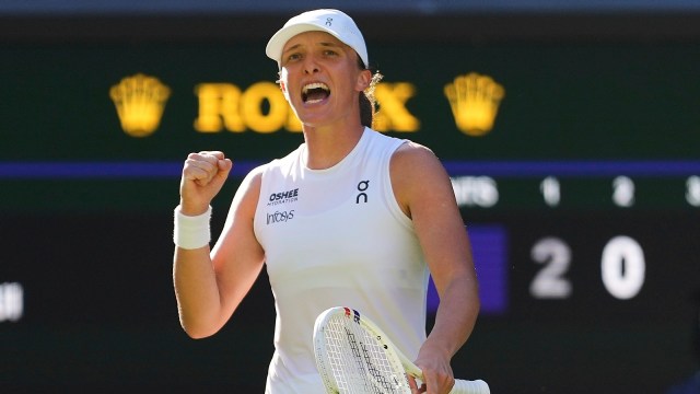 Iga Swiatek is one Australian Open title away from a Career Grand Slam final. (AP Photo)