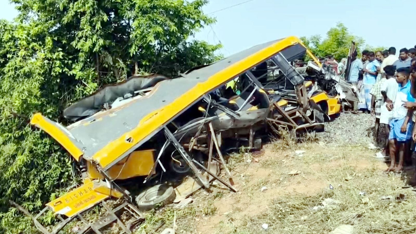 Train Collision in Tamil Nadu Kills Children; Gate Dispute Arises