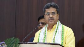 tripura CM Saha said that STFs are being established to combat illegal immigration along the 856 km-long Indo-Bangladesh border in Tripura.