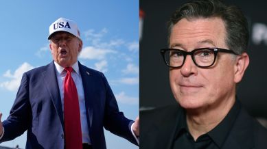 US Trump Stephen Colbert CBS