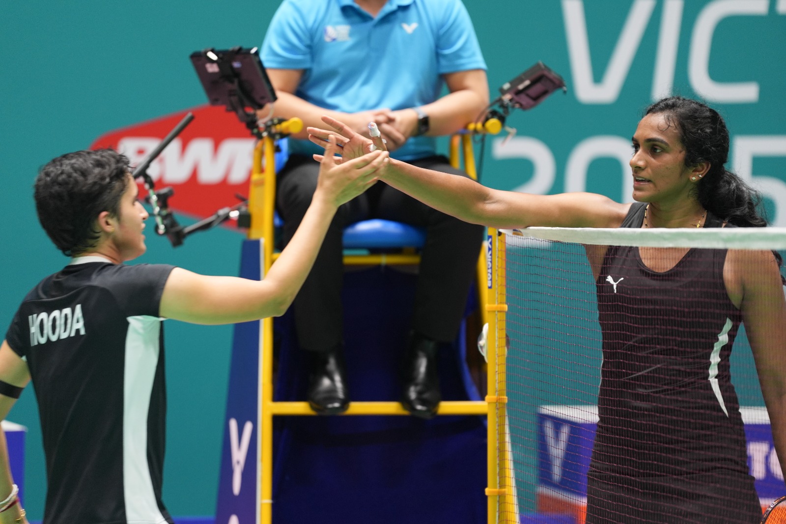 Upkaar Hooda, Unnati's father, would say immediately after the match that they had skipped lunch preparing for the big match against Sindhu. (BWF/Badminton Photo)