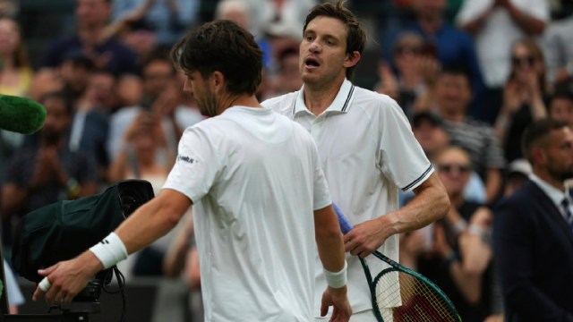  Norrie had taken a bathroom break at that stage when Jarry began venting to the chair umpire Eva Asderaki-Moore. (AP)