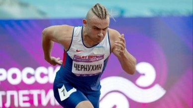 Kirill Chernukhin, who competed wearing a Great Britain uniform. (Photo: Russian Athletics' Federation)