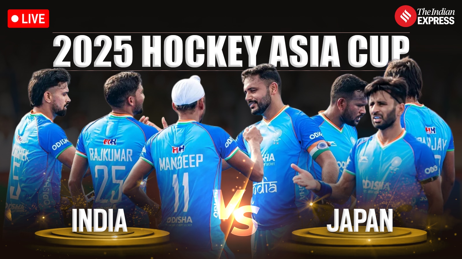 India vs Japan Live Score, Hockey Asia Cup 2025: Match delayed by 10 minutes
