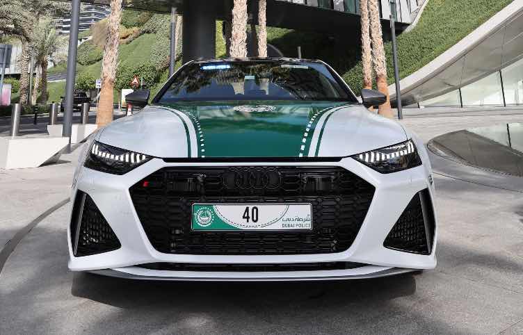 Dubai Police Adds High-Performance Audi RS7 to Patrol Fleet