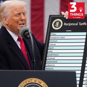 3 things podcast the indian express US tariffs 50% tariffs on India Trump operation sindoor