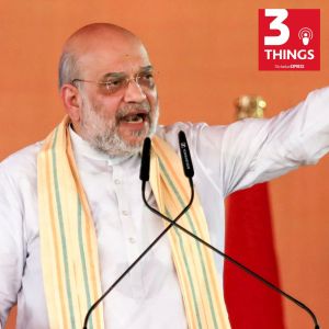 3 things podcast the indian express amit shah stray dogs order bihar SIR