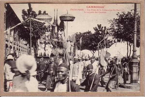 Funeral Procession of King Norodom in 1906 (Wikimedia Commons)