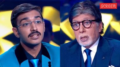 KBC 17 contestant Aditya Joshi copies Amitabh Bachchan's dressing style