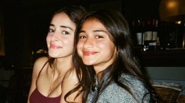 Ananya Panday with her sister Rysa