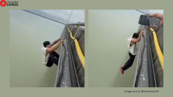 Assam man performs pull-ups hanging off Dhola-Sadiya Bridge