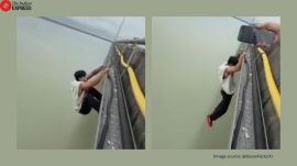 Assam man performs pull-ups hanging off Dhola-Sadiya Bridge