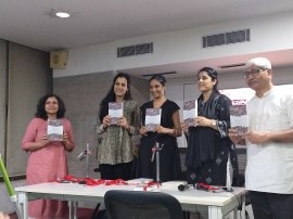 Journalist Ipsita Chakravarty launches her debut book Dapaan: Tales from Kashmir’s Conflict at Jawahar Bhawan, published by Westland Books.