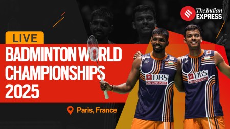 Satwik-Chirag at the BWF World Championships Semifinal. (Badminton photo)