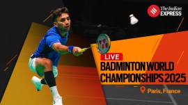 Catch all the live action from badminton World Championship 2025 happening in Paris. Lakshya Sen in action