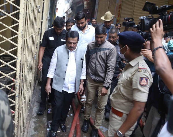 Home Minister G Parameshwara, Bengaluru city police commissioner Seemant Kumar Singh, and several other officials visited the spot on Saturday. (Express Photo)
