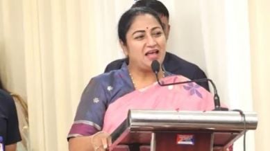 Delhi Chief Minister Rekha Gupta at ‘Vastrika 2025' in Delhi