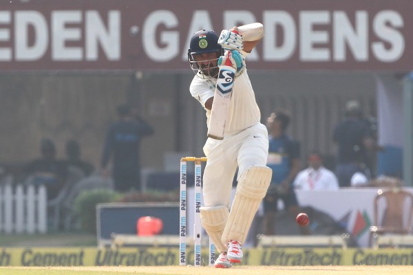 Cheteshwar Pujara batted on all five days of the Eden Gardens Test in 2017. (BCCI)