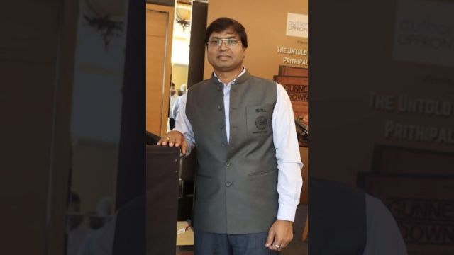 President of Hockey India Dilip Tirkey during the book launch function of "GUNNED DOWN" on legendary Hockey iconic Prithipal Singh, at Chandigarh
