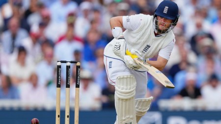 Ben Duckett in action for England against India during 5th Test. (AP)