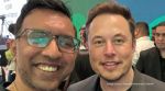 Bengaluru CEO selfie with Elon Musk AI generated