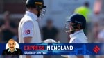 England's Ben Duckett, right, and Zak Crawley greet each other during the Test series against India. (Photo: AP)