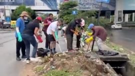The videos quickly drew attention, prompting backlash against the poor management of garbage on Gurgaon roads (Image source: @ANI/X)