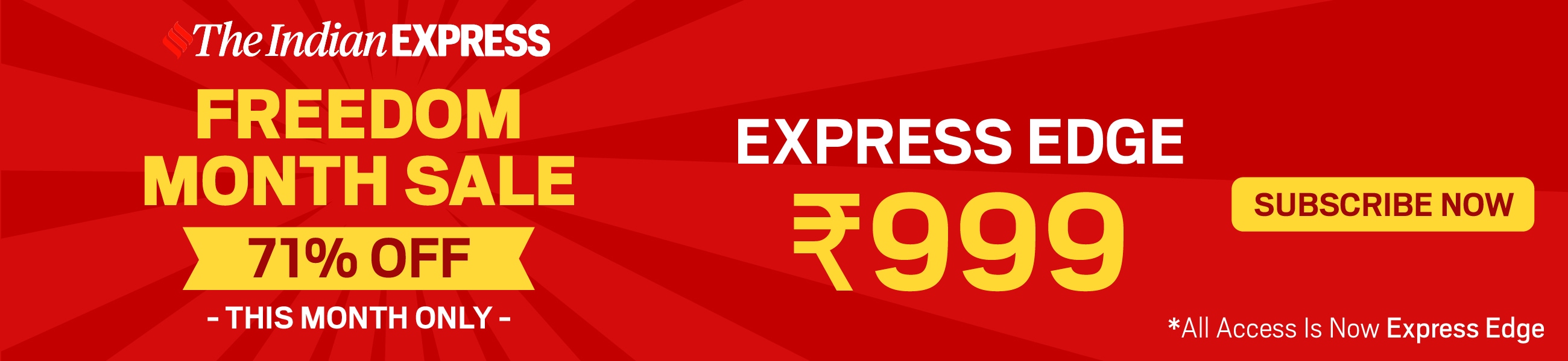 Festive offer
