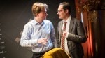Vincent Keymer with Peter Leko after winning Weissenhaus Freestyle event. (Freestyle Chess/Lennart Ootes)