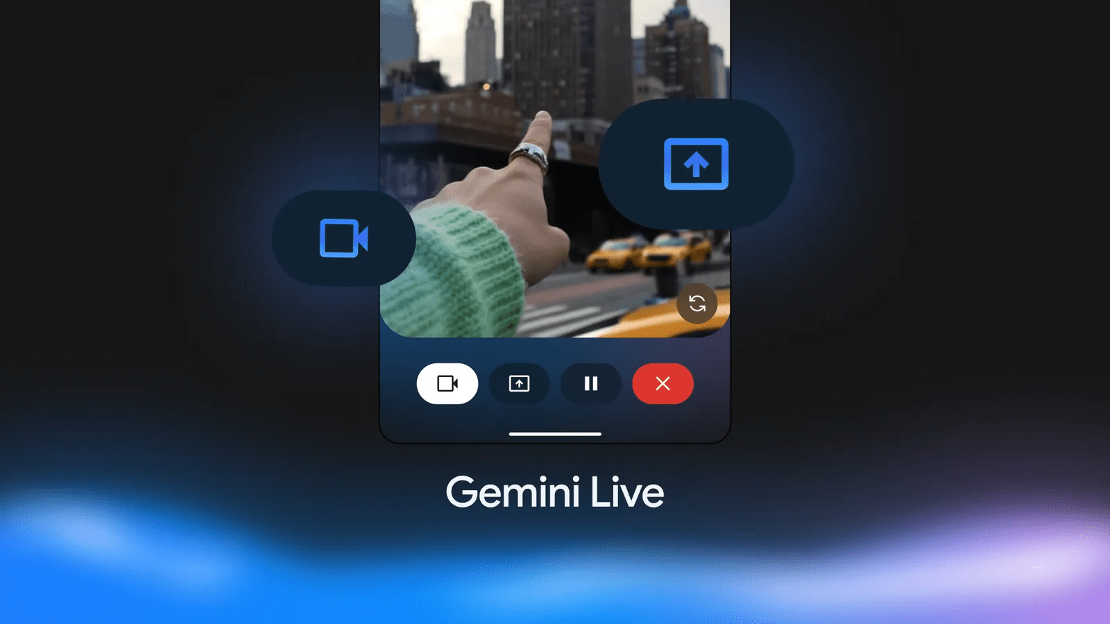Gemini Live lets you engage in a real-time conversation with the AI chatbot and even analyse things it sees through the camera.