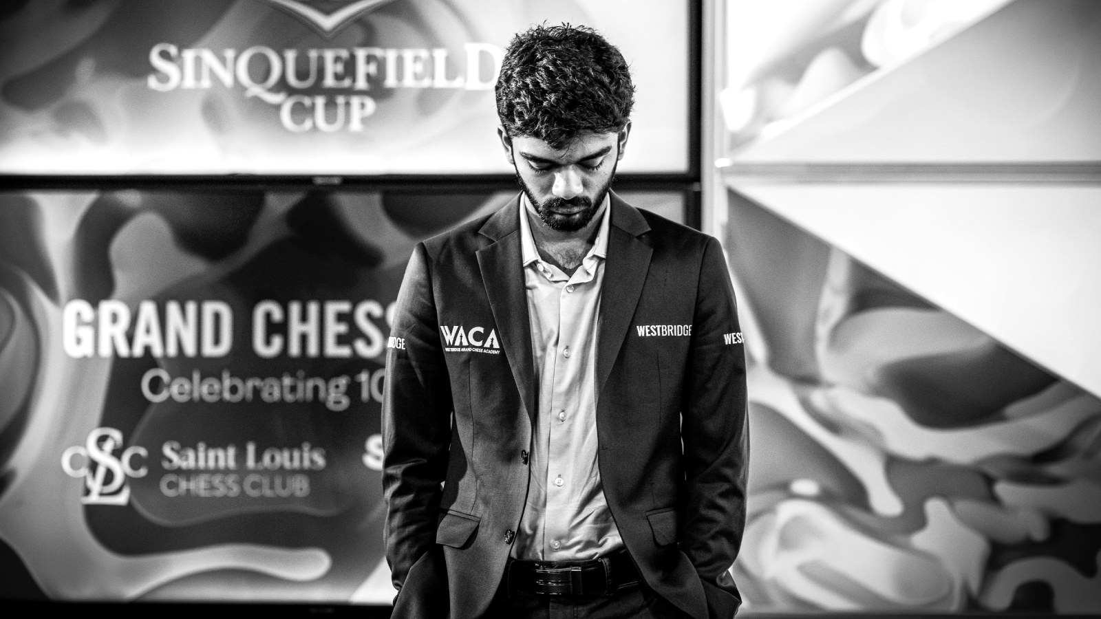 Gukesh Dommaraju during a round 3 game at the Sinquefield Cup 2025 in St Louis. (PHOTO: Lennart Ootes) 