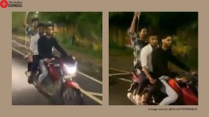 Friends take Gwalior hospital patient on bike ride