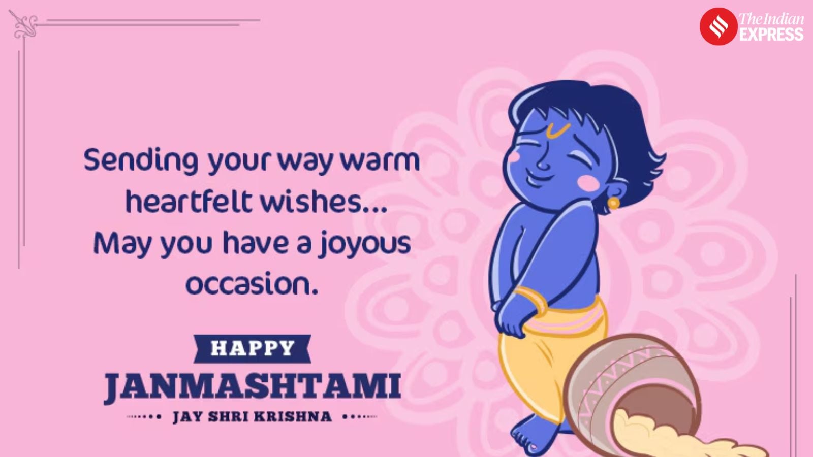 Happy Janmashtami! Let the divine light of Kanha guide you always.