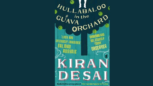 The book cover of Hullabaloo in the Guava Orchard which was Kiran Desai’s debut novel.