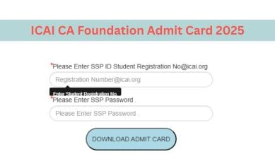 ICAI CA Admit Card 2025: Hall tickets for Foundation soon at eservices.icai.org