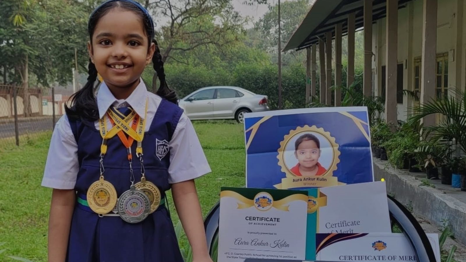 Pune's Aura Kulin Wins ISB Spelling Bee International