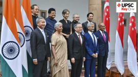 India, singapore, upsc key