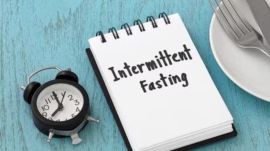 Intermittent fasting There is no specific definition for intermittent fasting, since people practice it in different ways — consuming meals either in an eight, 10 or 12-hour window every day. (File Photo)