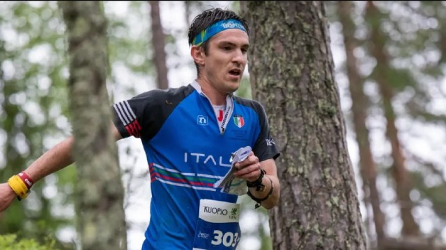 Italian orienteer Mattia Debertolis. (PHOTO: International Orienteering Federation)