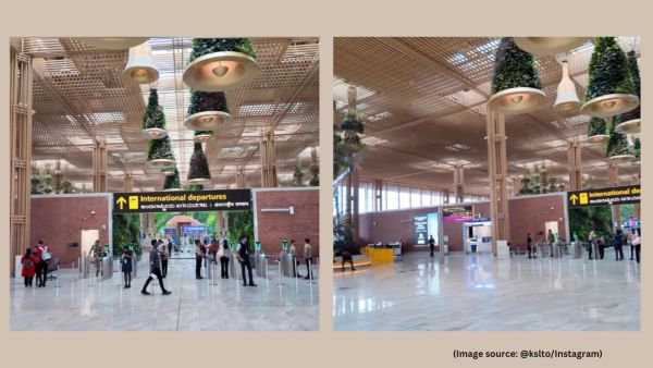 The Japanese vlogger compares Bengaluru Airport to other globally acclaimed airports (Image source: @kslto/Instagram)