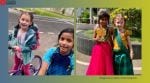 Russian girl sings Kannada rhyme