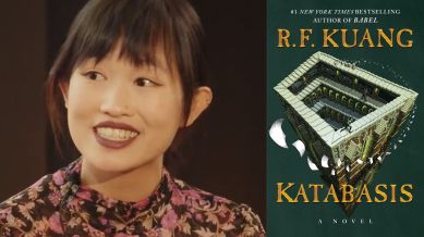 R.F. Kuang, whose new novel, “Katabasis,” draws its title from the ancient Greek word for a descent into the underworld, a narrative pattern found from Homer to Toni Morrison.